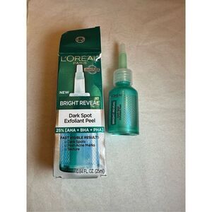 L'Oréal Bright Reveal Dark Spot Exfoliant Peel .85oz 2 in stocks